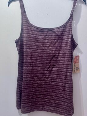 Ruff Hewn Brown Striped Cami, Size 2X, NWT